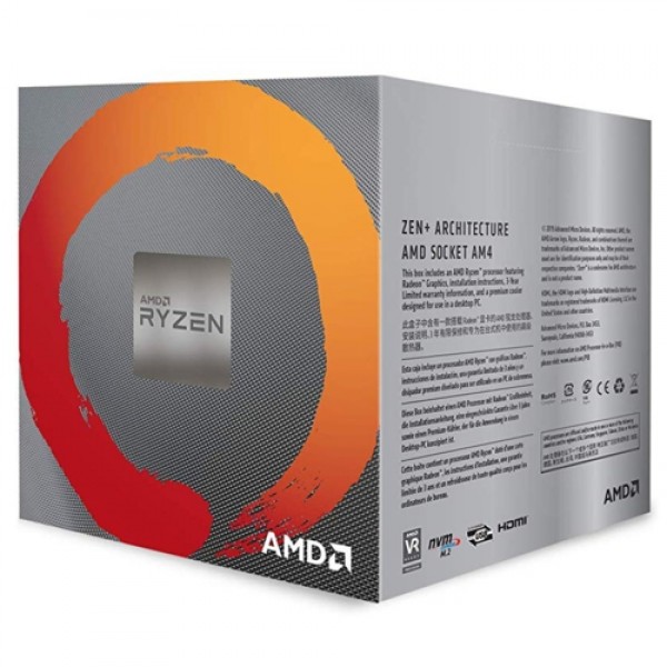 AMD Ryzen 5 3400G 3.7/4.2GHz AM4 