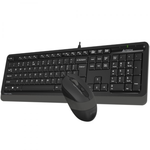 A4 Tech F1010 MM Klavye Mouse Set / Gri / USB 